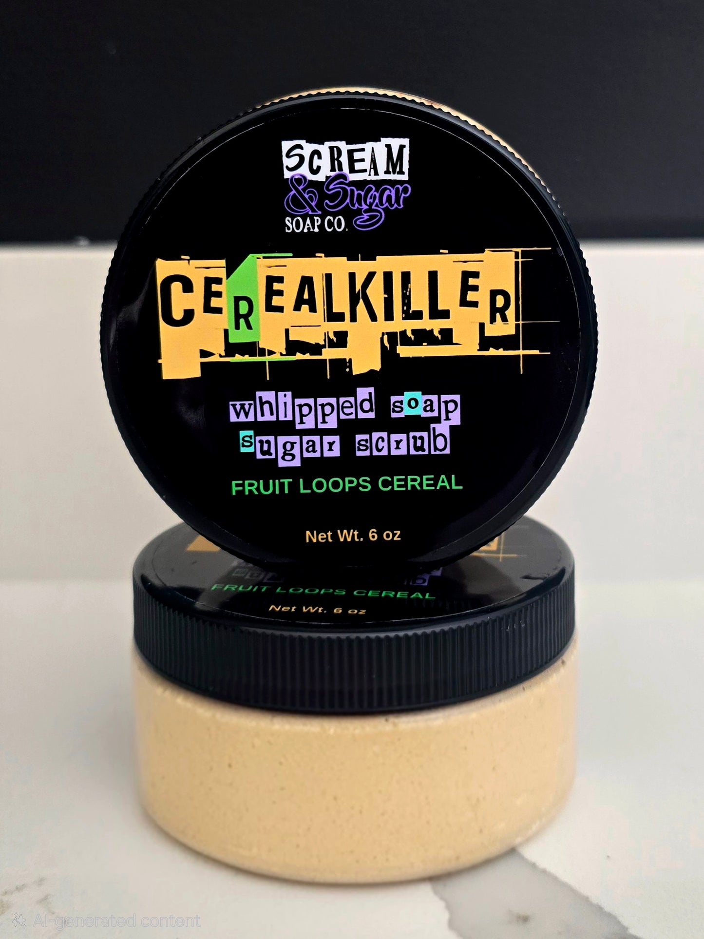 Cereal Killer Whipped Soap Sugar Scrub