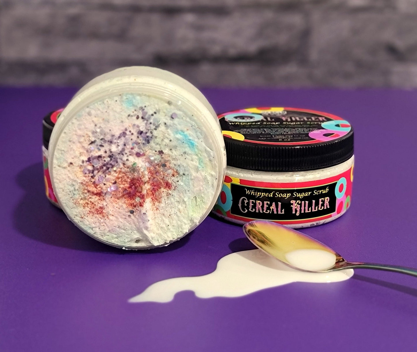 Cereal Killer Whipped Soap Sugar Scrub - Scream & Sugar Soap Co. - Sugar Scrub