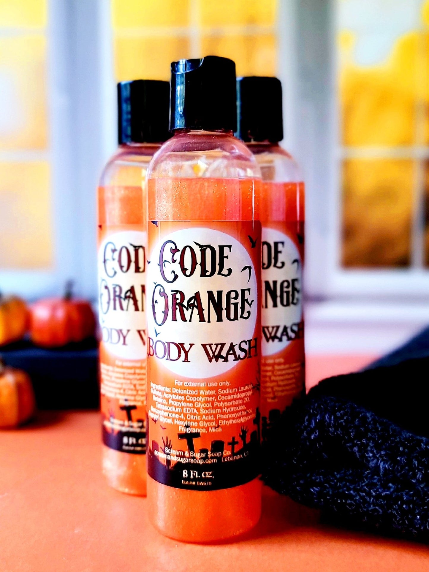 Code Orange Body Wash - Scream & Sugar Soap Co. - Body Wash