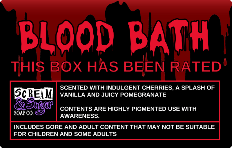 Blood Bath Box Set - Scream & Sugar Soap Co. - Box