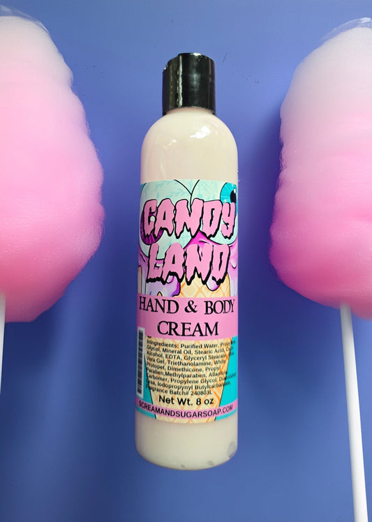 Candyland Hand & Body Cream - Scream & Sugar Soap Co. - Lotion