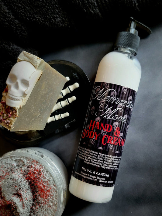 Memento Mori Hand & Body Cream - Scream & Sugar Soap Co. - Lotion